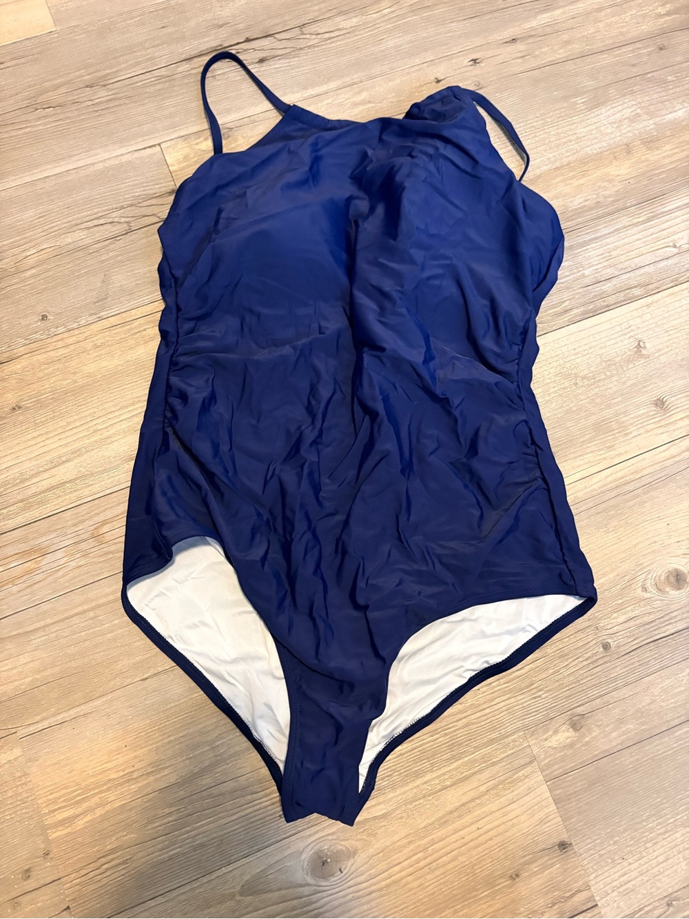 One piece swimsuit XL blue new without tags